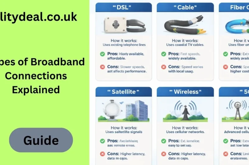 Types of Broadband Connections Explained: Complete UK Guide