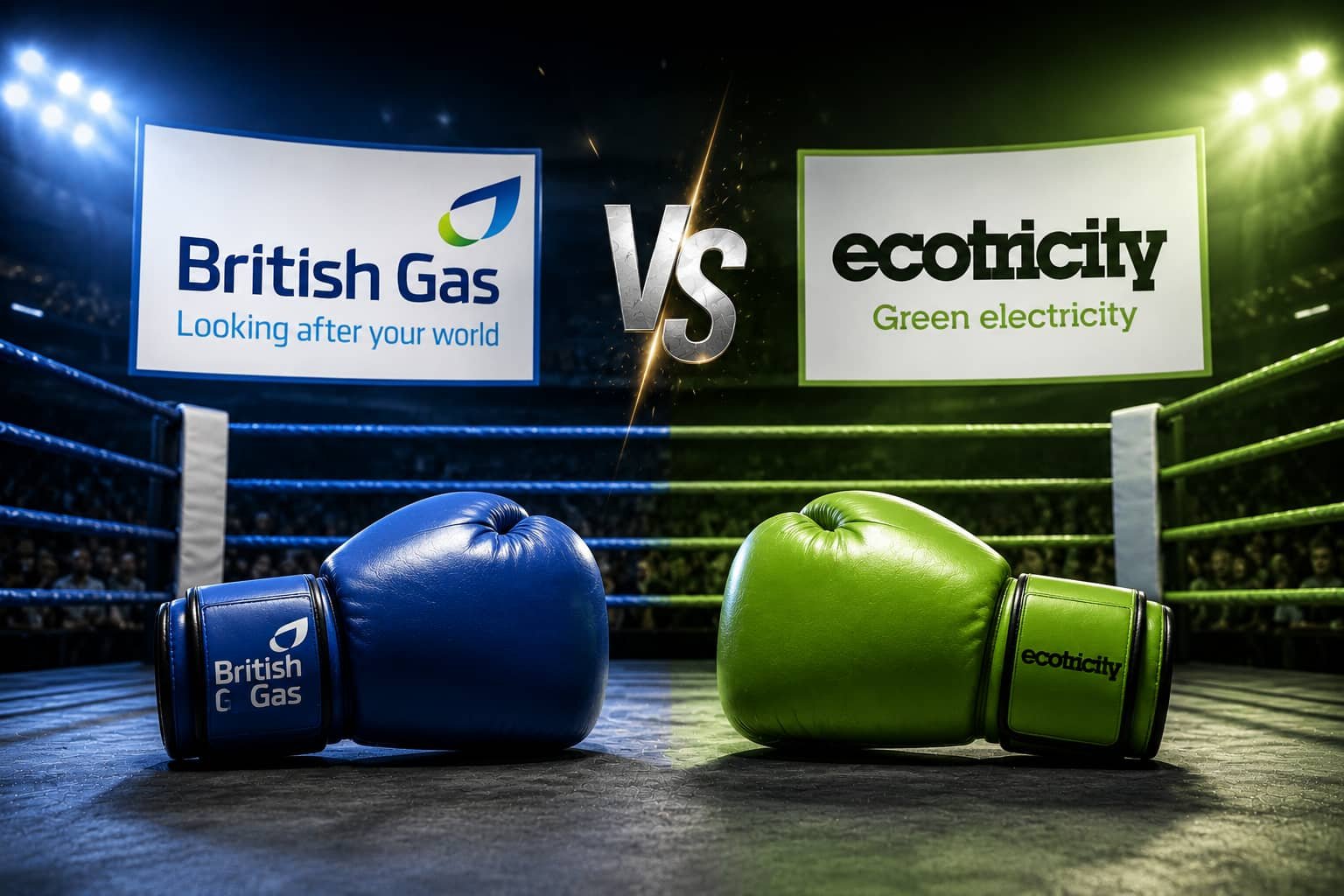 British Gas vs Ecotricity energy suppliers comparison in the UK